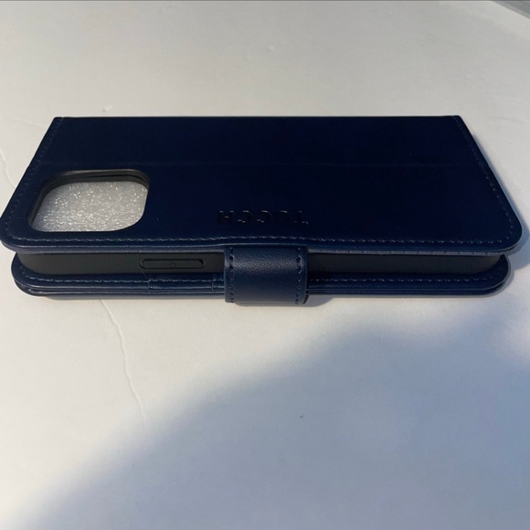 TUCCH Case For iPhone 12 Pro/12 6.1 PU Leather Folio Case Wallet Blue - Picture 9 of 12